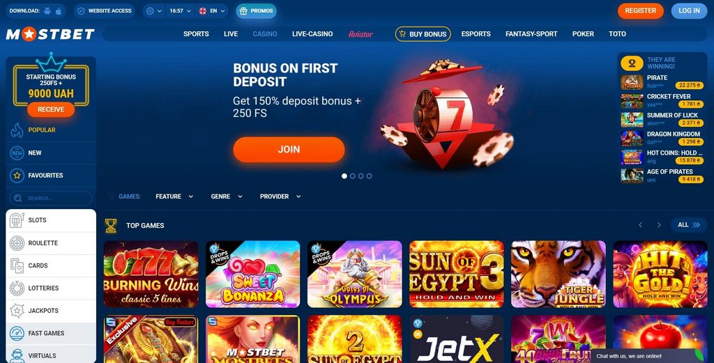 Avis sur le casino MostBet Avis sur le casino MostBet